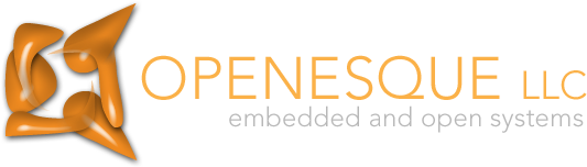 embedded developers Openesque, logo for print